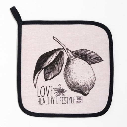 Набор кухонный «Love healthy» варежка-прихватка 20×28 см, прихватка 19×19 см,100% хл