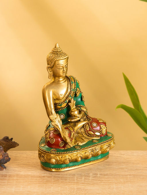 Сувенир «Будда», 9×6.5×13 см, латунь