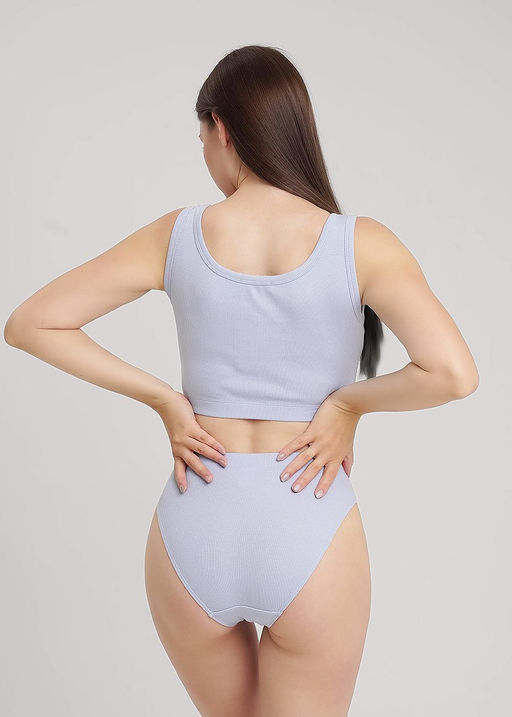 Топ женский Экрю - Clever wear фото 7