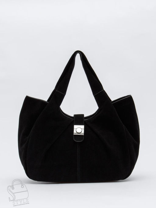 Сумка женская кожаная 2500YF black Polina&Eiterou в Новосибирске