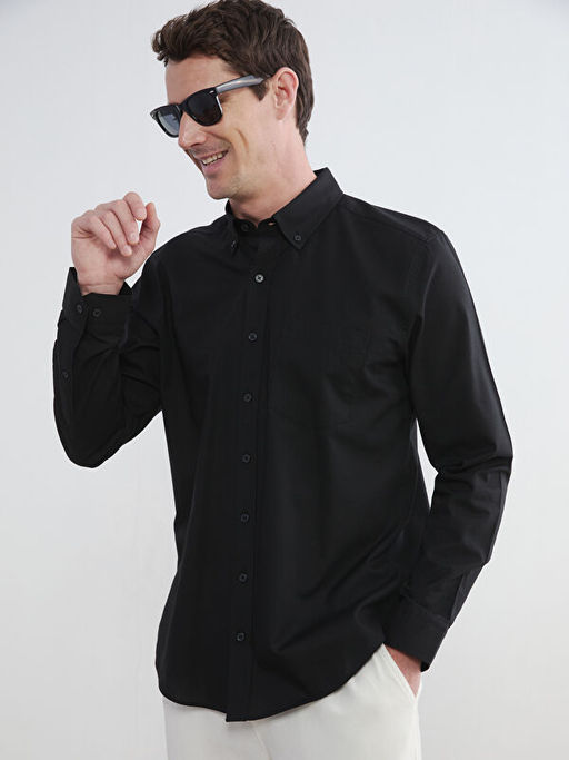 Regular Fit Oxford Erkek G?mlek