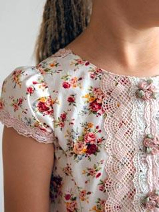 Платье для девочки Розали МТ 21-1 розочки