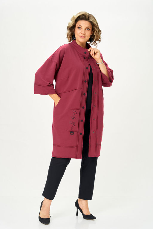 Кардиган Rumoda 2019 бордовый  фото 2