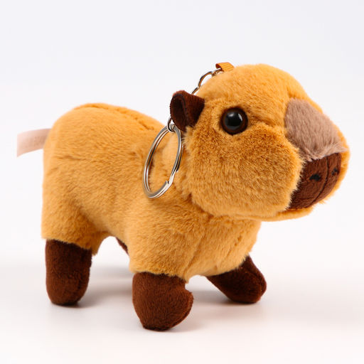 Мягкая игрушка Капибара на брелоке, 14 см - Simaland фото 5