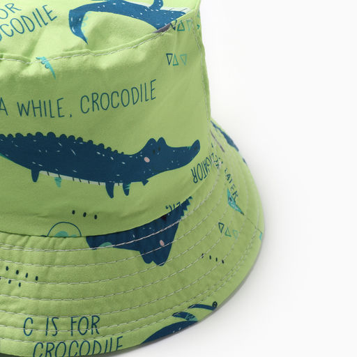 Панама детская KAFTAN «Крокодилы», зелёная, размер 50