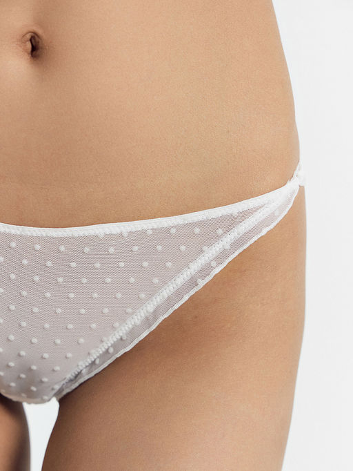 Цена за 2 штуки! Трусы женские слипы в белом цвете - Mark formelle фото 6