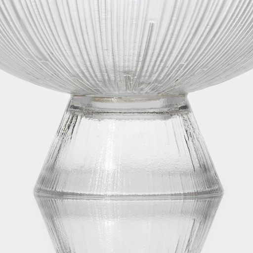 Ваза для фруктов «Фейерверк», 630 мл, 18×9 см, стекло, прозрачная