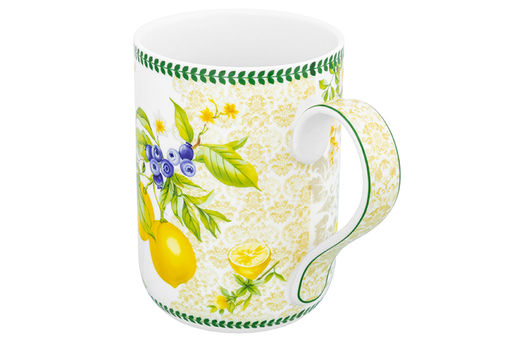Кружка 400 мл 11,5*7,5*10,5 Лимоны NEW BONE CHINA - Elan gallery фото 4