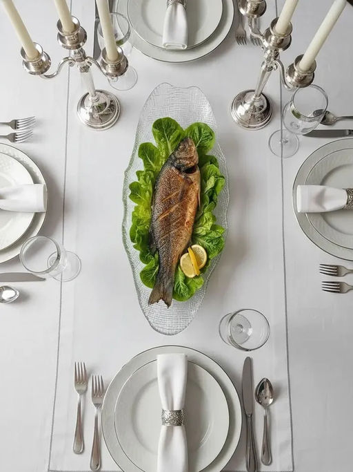 Блюдо овальное 42*16 см прозрачное IVV ( реплика) OLS-8239.1