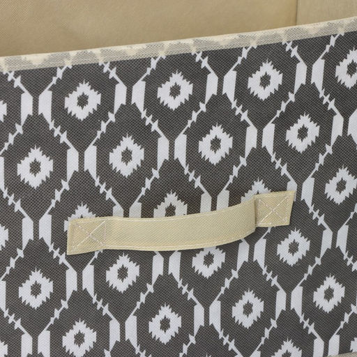 Короб стеллажный для хранения Доляна Ромбы, 372727 см, серый  фото 3