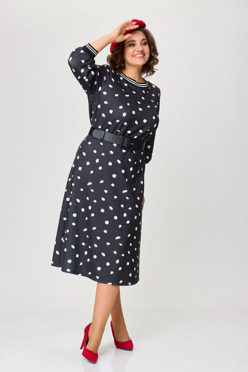 Платье INVITE 4083 черный дизайн - Mira fashion фото 9