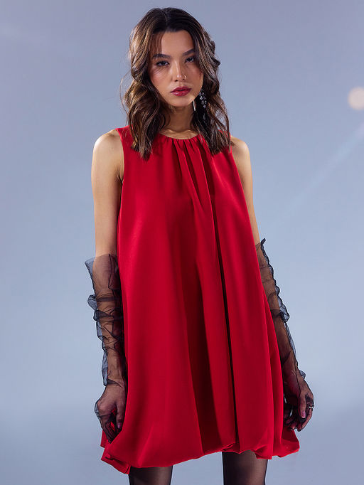 Платье женское новогоднее красное - Mark formelle фото 4