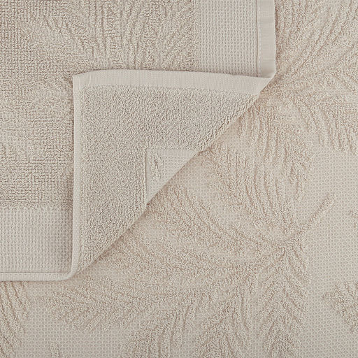 Полотенце махровое "Экзотика" 70х140см, хлопок 100%, бежевый (Китай)