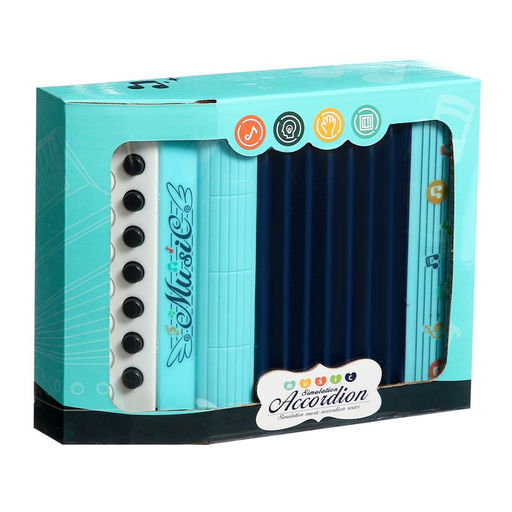 Музыкальная игрушка гармошка «Музыкальный взрыв», 15 клавиш, МИКС