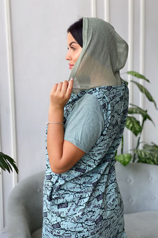 Платье Натали хлопок с капюшоном  фото 5