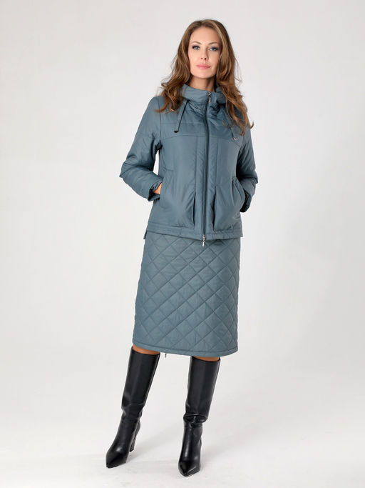 24121 Куртка т.зеленый - Dizzyway фото 2