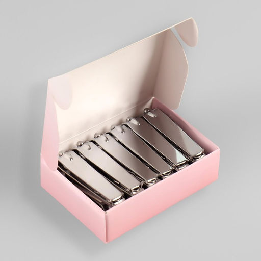 Цена за 12 шт. Кусачки книпсер маникюрные, с пилкой, 5.5 см, в коробке