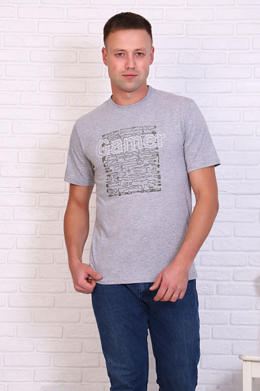 Футболка мужская, принт Gamer - Плиона фото 17