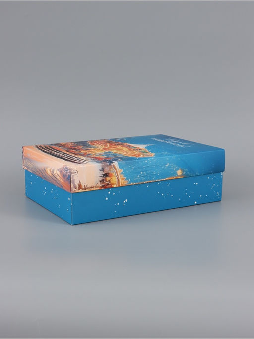 Коробка сборная с крышкой «Карусель», 30 х 20 х 9 см