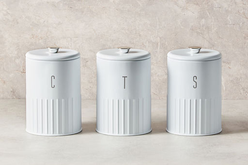 Набор банок для сыпучих продуктов Astor, белые, 1,45 л, 3 шт - Maxwell & Williams фото 7