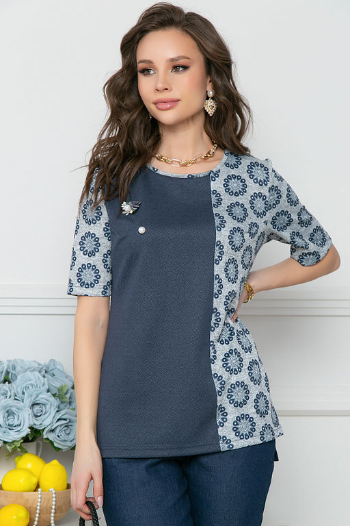 БЛУЗКА РОМЕНА (БЛУ) - Bellovera фото 4