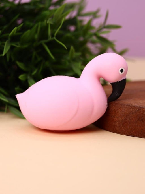 Мялка - антистресс Squeeze flamingo, pink