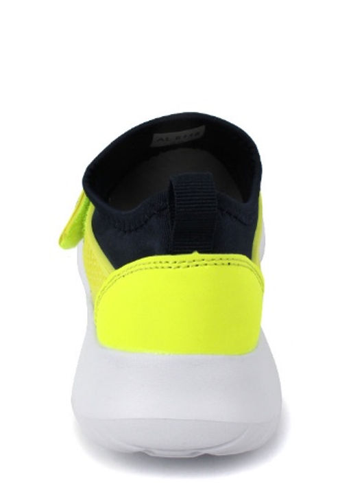 AL 6118 Полуботинки типа кроссовые детские, синий/желтый - Antilopa фото 4