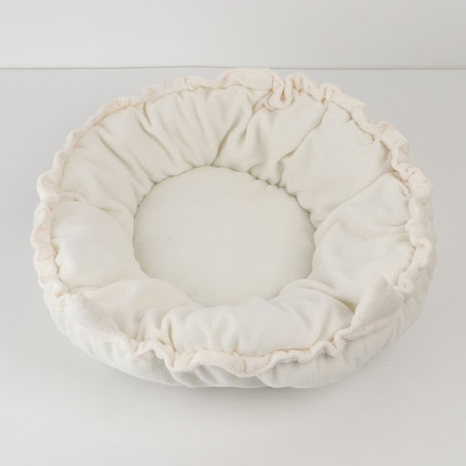 Лежанка для животных на стяжке с ушками, цвет белый 30-50 см - Пушистое счастье фото 2