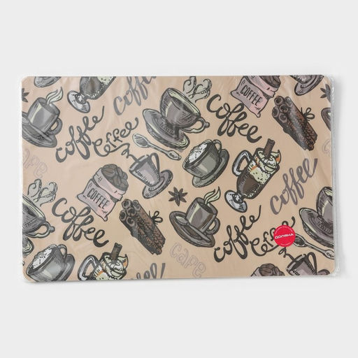 Цена за 12 шт. Салфетка сервировочная на стол Доляна Coffee, 43×28 см, бежевая