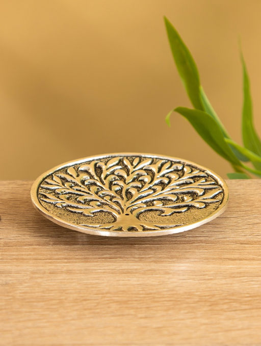 Подставка под благовония Священное дерево алюминий 10,5 см - Simaland фото 3