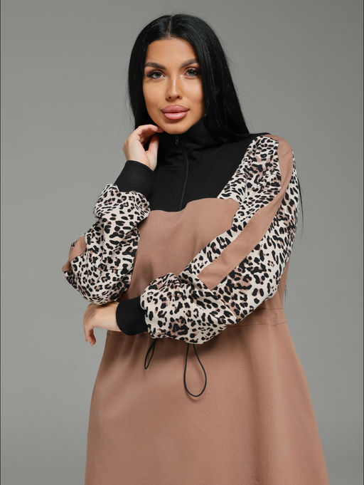 Луиза платье женское (оливковый) - Lovetex фото 11