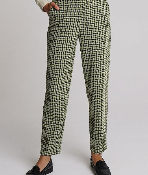 Брюки жен. зелен/т.корич 136311/115сдн - Clever wear фото 3