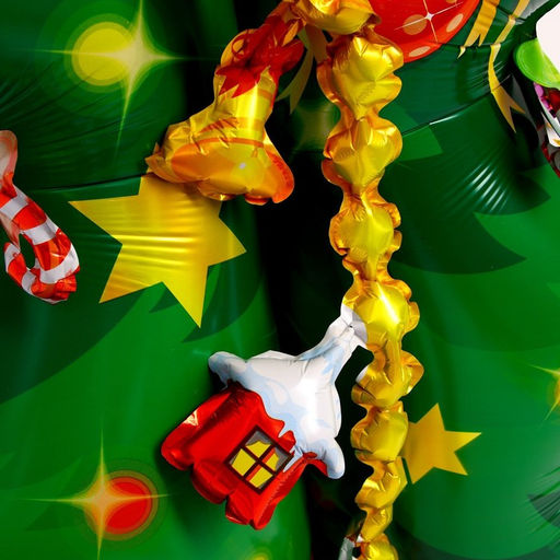 Воздушный шар фольгированный 48" «Большая ёлка, объёмная»