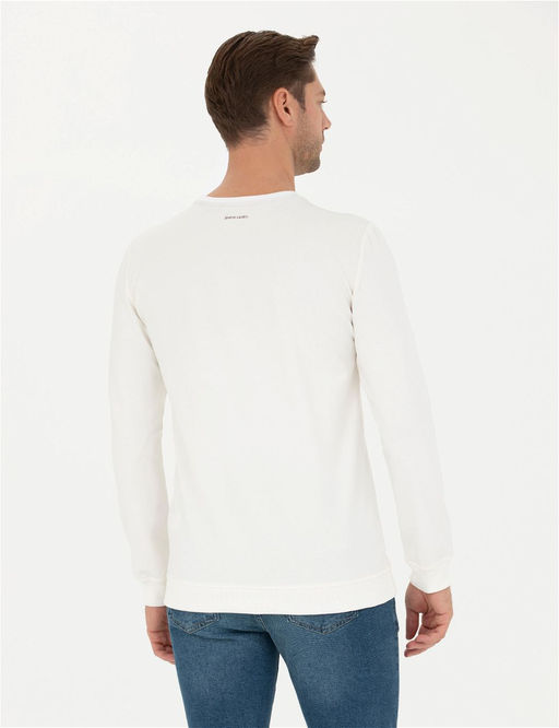Ekru Regular Fit Sweatshirt - Pierre cardin фото 5