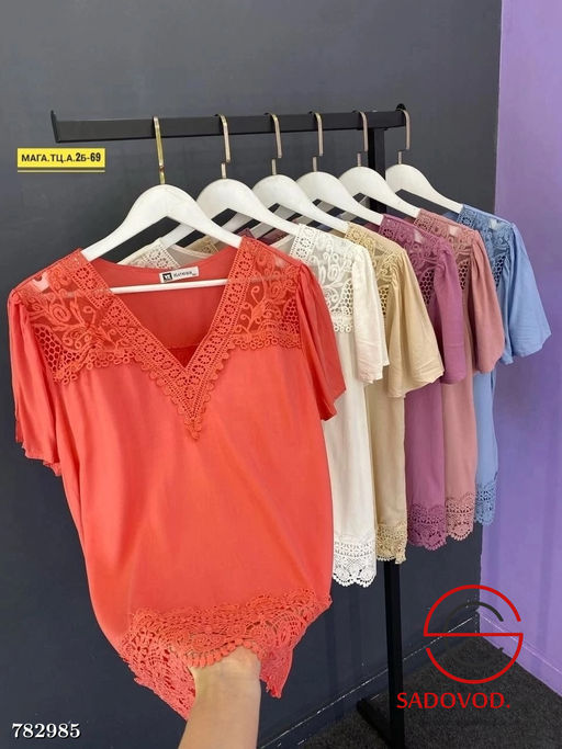 Женская блузка с коротким рукавом - Bruno фото 6