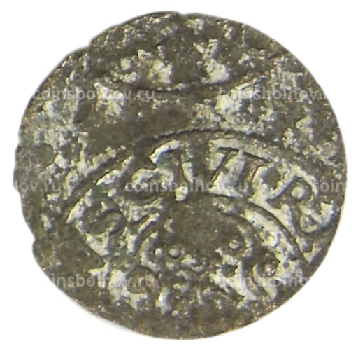 Солид 1634-1654 года Шведская оккупация Риги  Королева Кристина