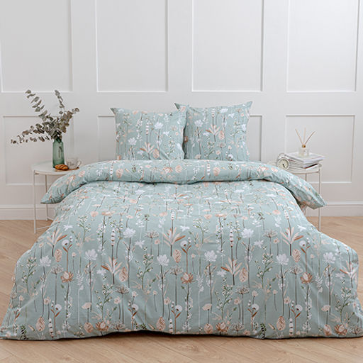 КПБ Традиция, евро, поплин, 100% хлопок, пл. 110 гр./кв.м., Иммортели Пододеяльник 205*217, простыня 217*240, наволочка 70*70 (2 шт.)  фото 2