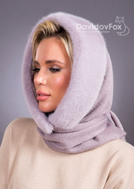 Платок трикотаж экомех чертополох