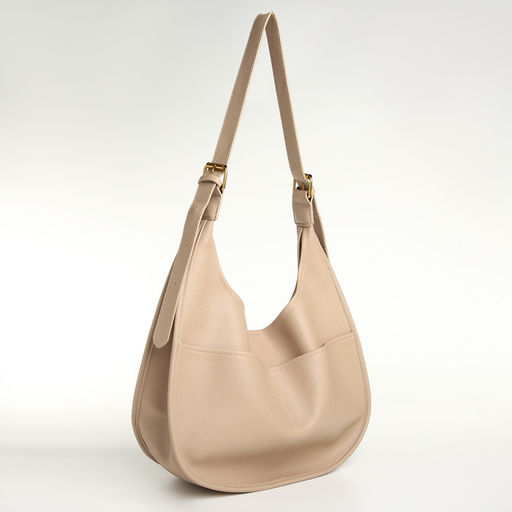 Сумка - мешок женская TEXTURA, на магните, с косметичкой, 34×12×27 см, бежевая