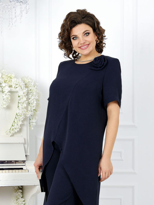 Платье Ninele 7431-Р темно-синий - Mira fashion фото 1561