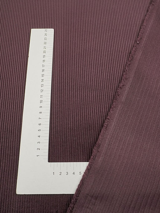 Вельвет цв.Темный коричнево-сливовый, ш.1.5м, хлопок-100%, 330гр/м.кв