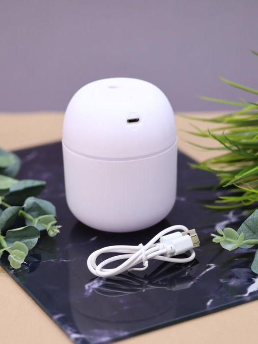Настольный увлажнитель воздуха - ночник iLikeGift "Lucky flower", white, (портативный, USB)