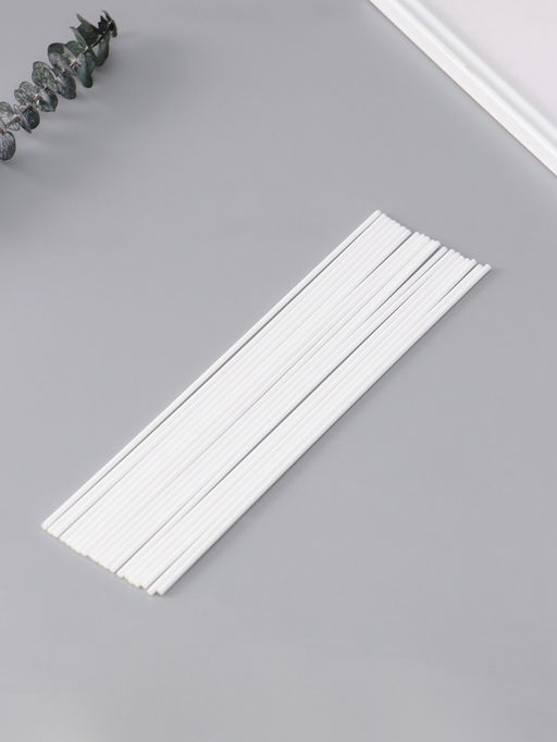 Цена за 2 шт. Набор палочек для диффузора фибровых «Белая», 20 шт., 0.3×0.3×25 см