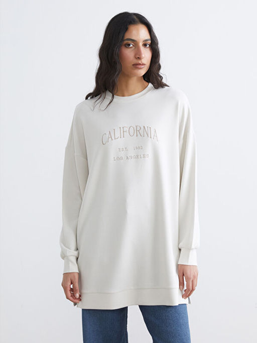 California Nak??l? Soft Touch Kad?n Sweatshirt Tunik