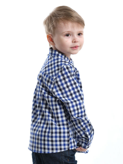 Рубашка для мальчика UD 6087 син.кл - Mini maxi фото 2