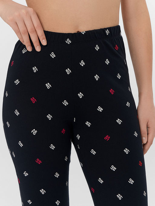 Бриджи домашние женские с узором