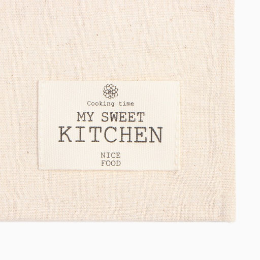 Полотенце Этель ECO, цв. молочный, 40х68/+-2 см, 70% хл, 30% лён, 190 г/м2  фото 3