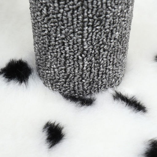 Домик для кошек с когтеточкой, квадратный, 3х-этажный, 35 х 45 х 75см, ковролин, микс цветов - Пижон фото 6