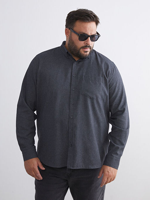 Regular Fit Uzun Kollu Arm?rl? Erkek G?mlek