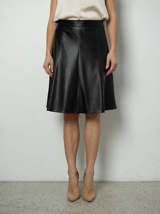 Юбка из экокожи